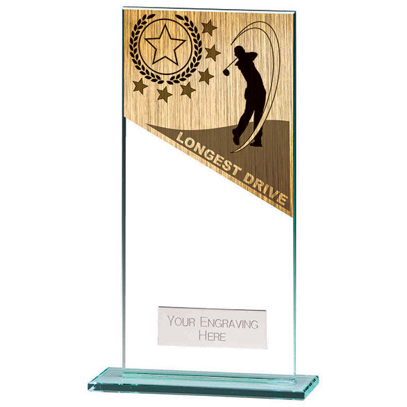 Mustang Longest Drive Jade Glass Award