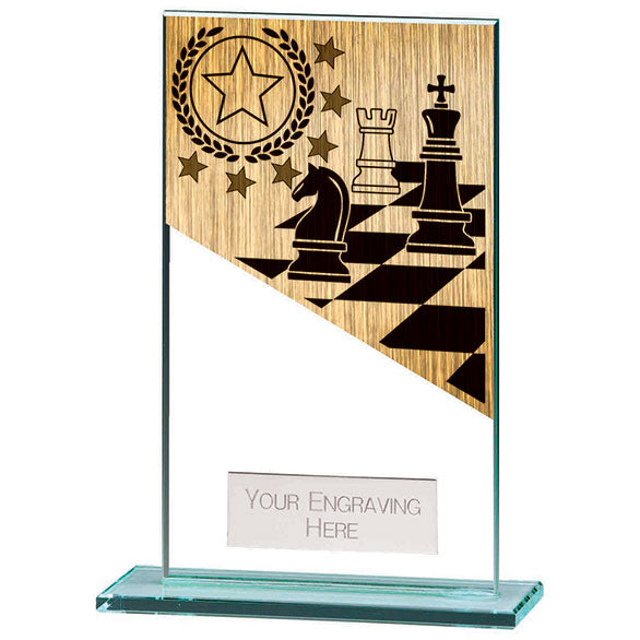 Mustang Chess Jade Glass Award