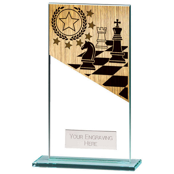 Mustang Chess Jade Glass Award