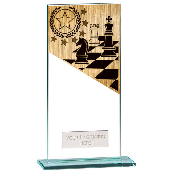 Mustang Chess Jade Glass Award