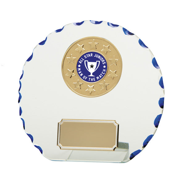 Jade Motion Glass Plaque Award