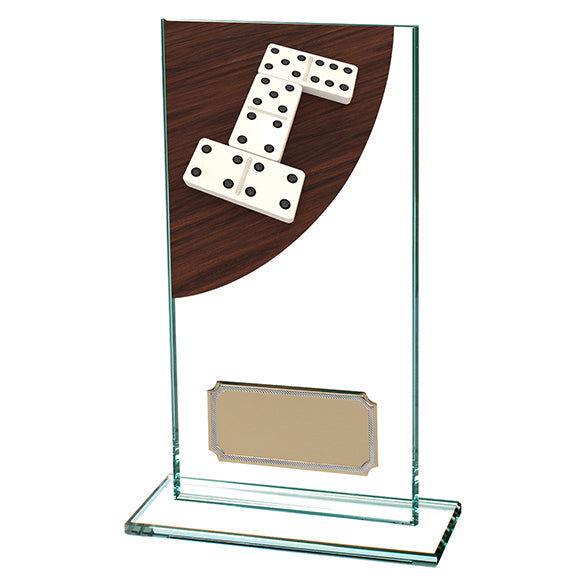 Dominoes Colour-Curve Jade Crystal Award