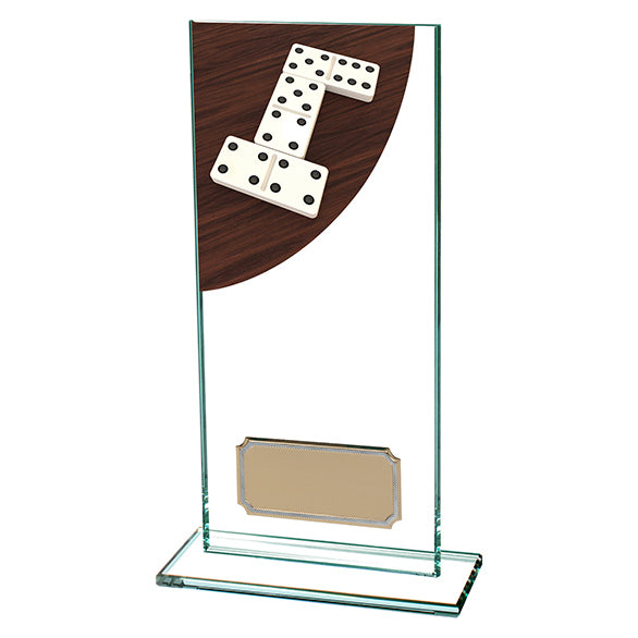 Dominoes Colour-Curve Jade Crystal Award