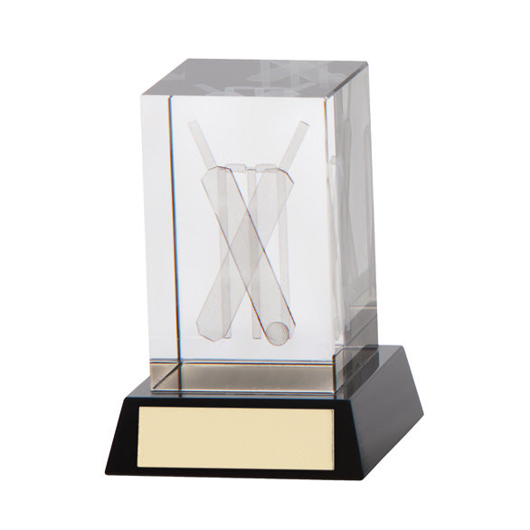 Conquest 3D Cricket Crystal Award