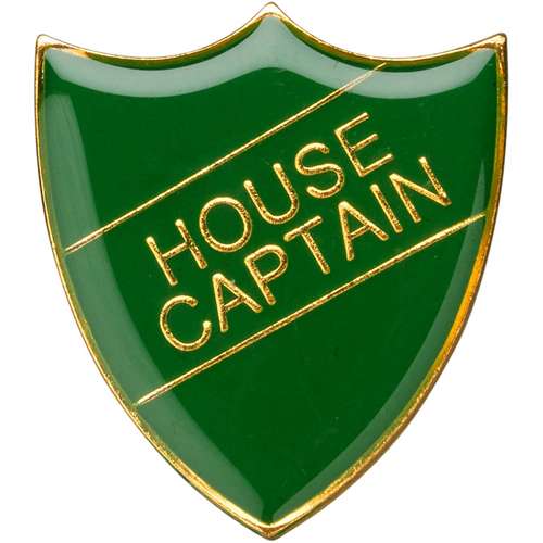 3cm School Shield Badge (House Captain) - Available in 4 Colours