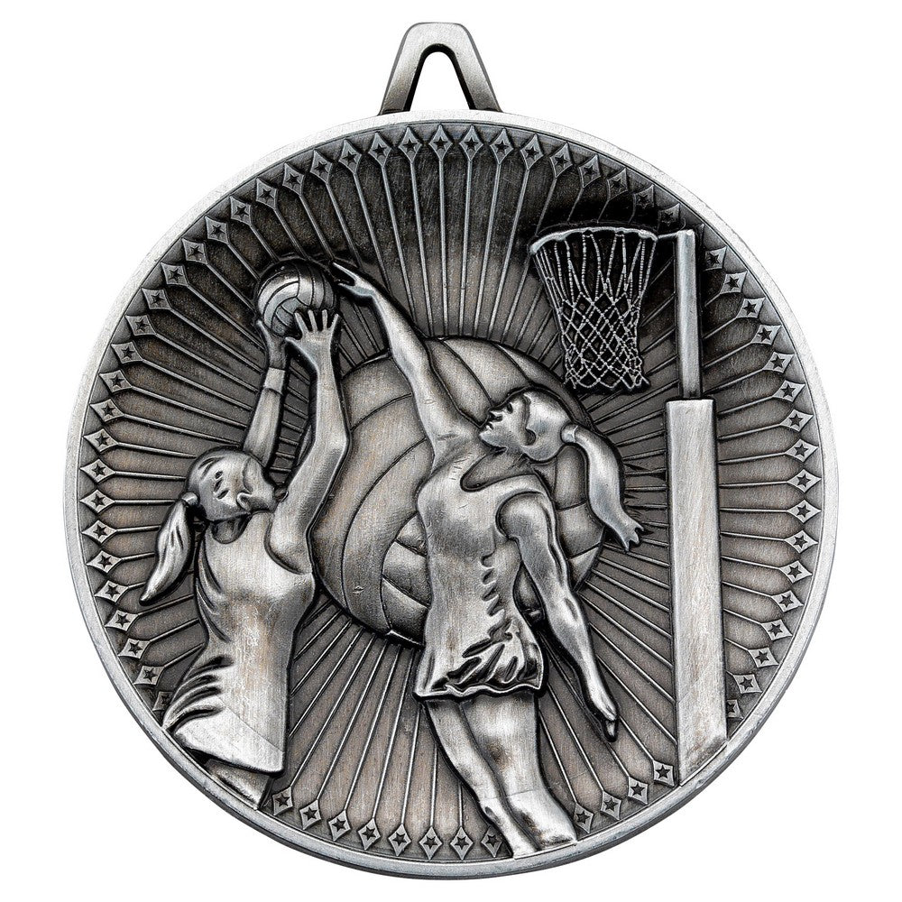 Netball Deluxe Medal - 3 Colours