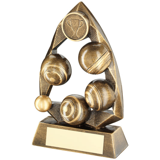 Brz-Gold Lawn Bowls Diamond Collection Trophy