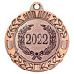 Wreath Medal Extra Thick - Available in Gold, Silver and Bronze