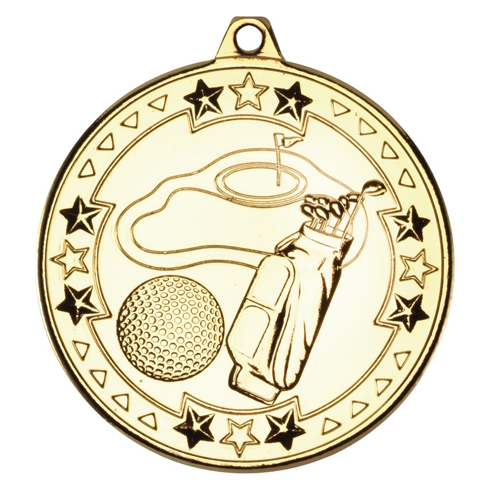 Golf 'Tri Star' Medal