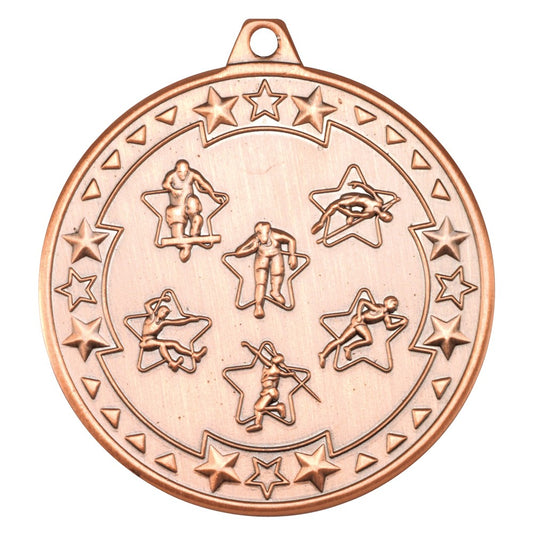 Multi Athletics 'Tri Star' Medal