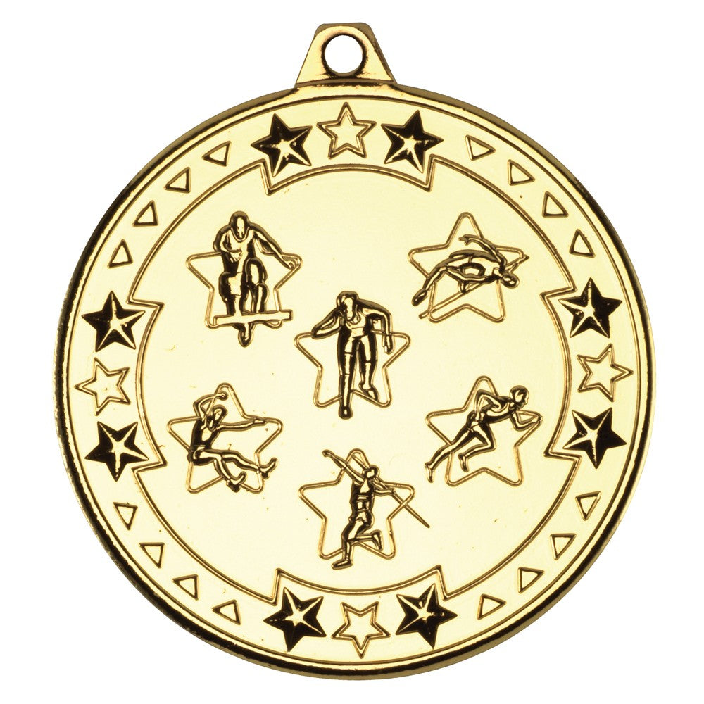 Multi Athletics 'Tri Star' Medal
