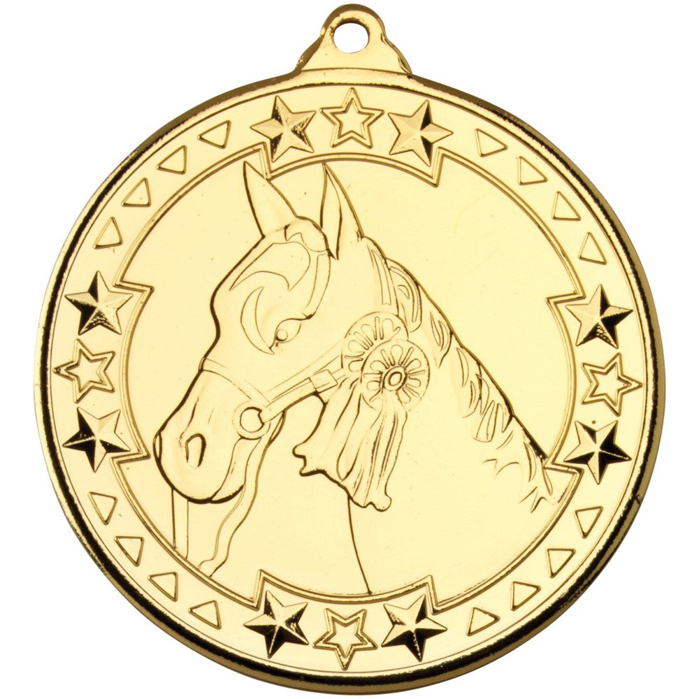 Horse 'Tri Star' Medal