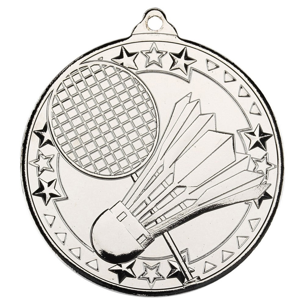 Badminton 'Tri Star' Medal - 3 Colours