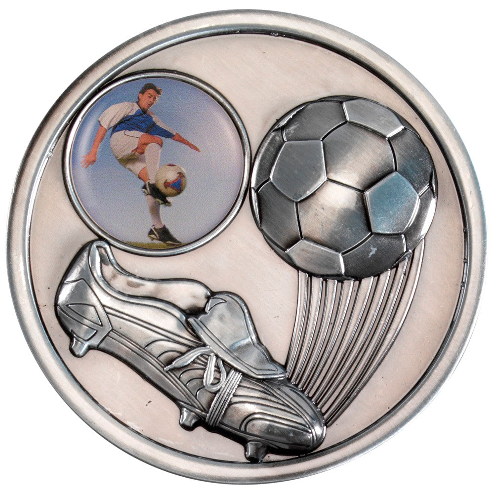 Football With Boot Medallion