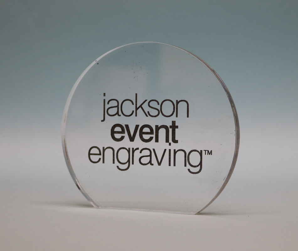 Freestanding Acrylic Circle Award - 3 Sizes