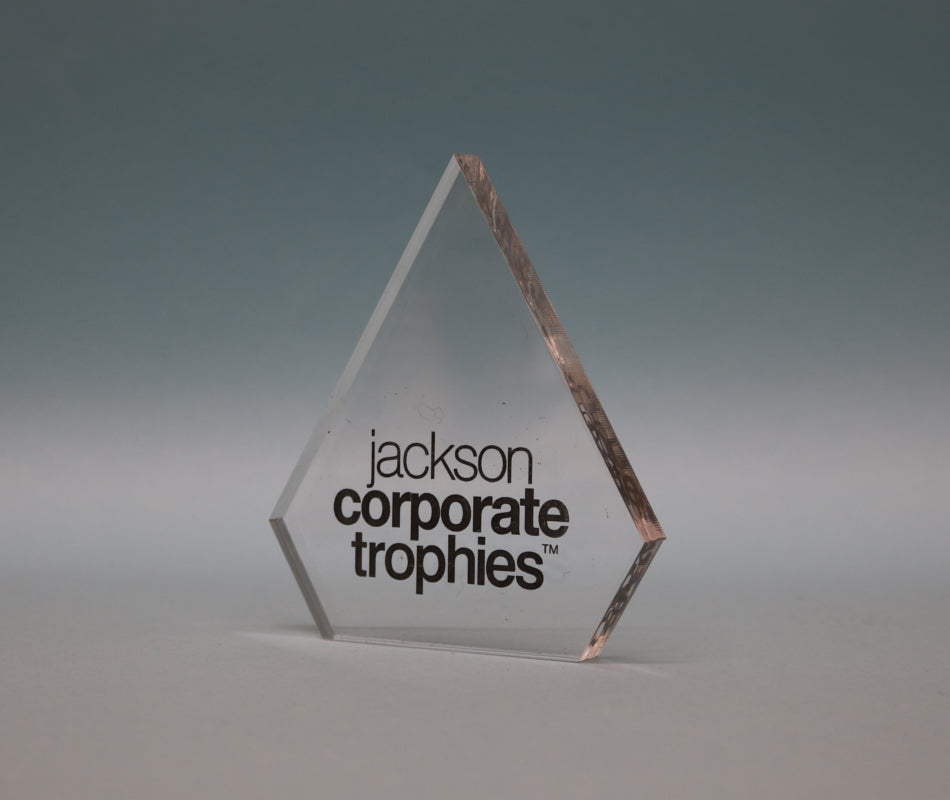 Freestanding Acrylic Diamond Award - 3 Sizes