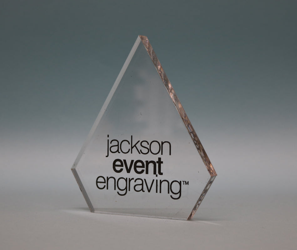 Freestanding Acrylic Diamond Award - 3 Sizes