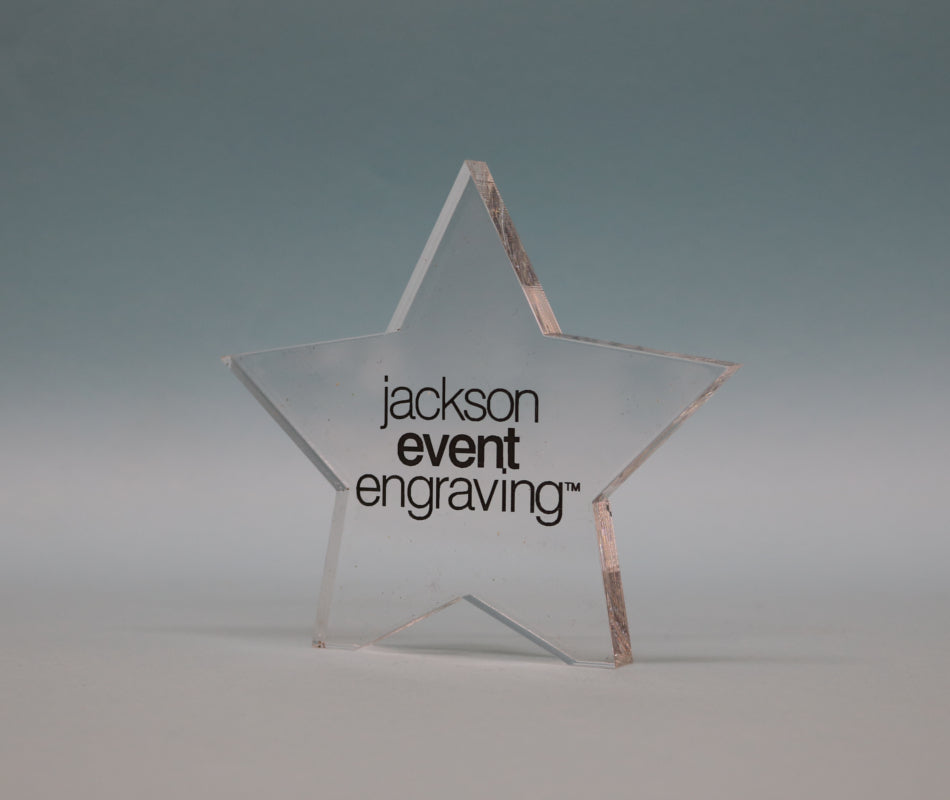 Freestanding Acrylic Star Award - 3 Sizes