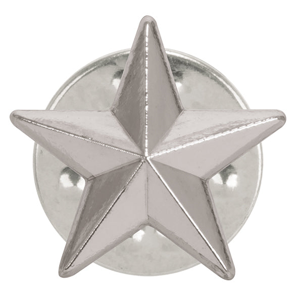 3D Bronze Star Pin Badge - 3 Colours