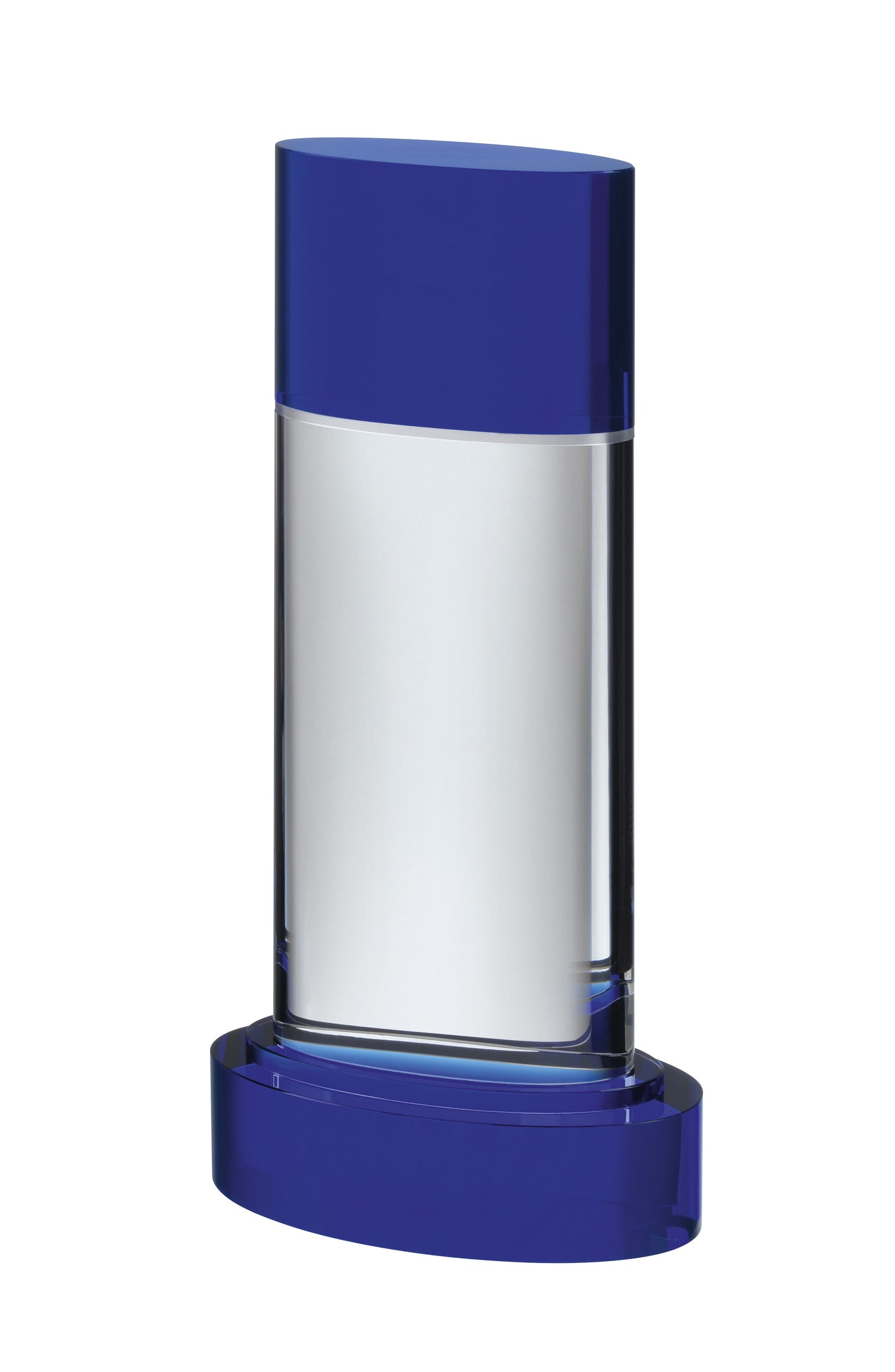 Blue & Clear Crystal Award
