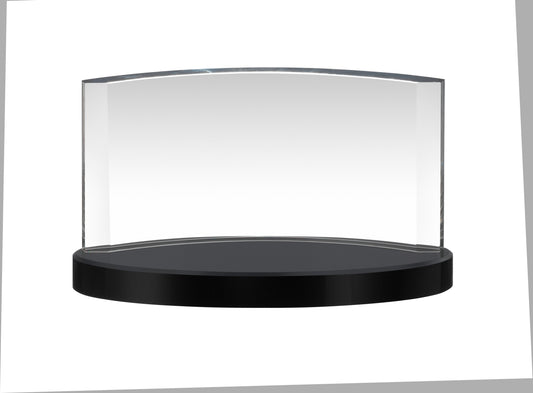 Clear & Black Crystal Award in Box