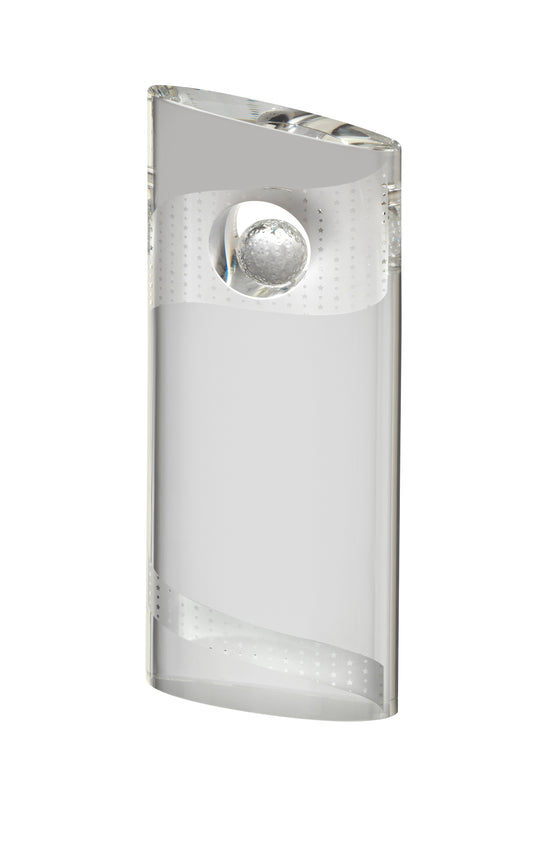 SBA 9.212.5cm Golf Crystal Award