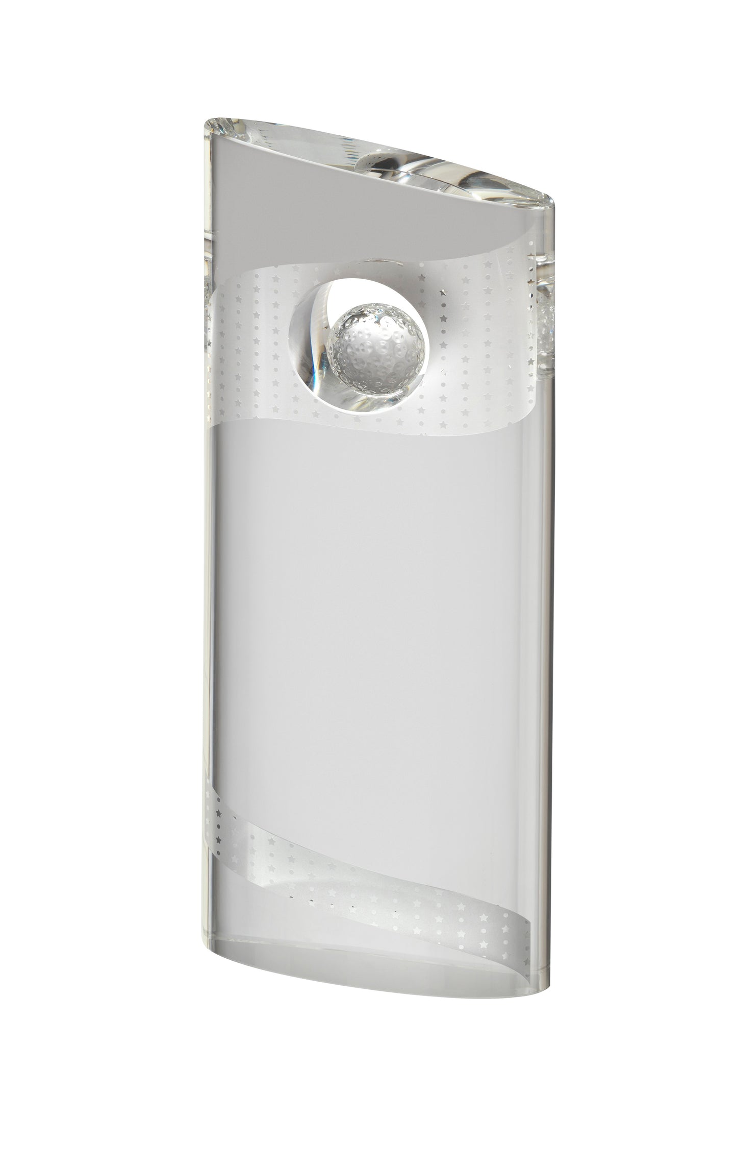 SBA 9.212.5cm Golf Crystal Award