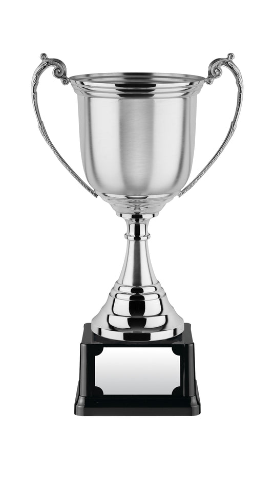 Sateen Polished Body Nickel Plated Cup - 3 Sizes