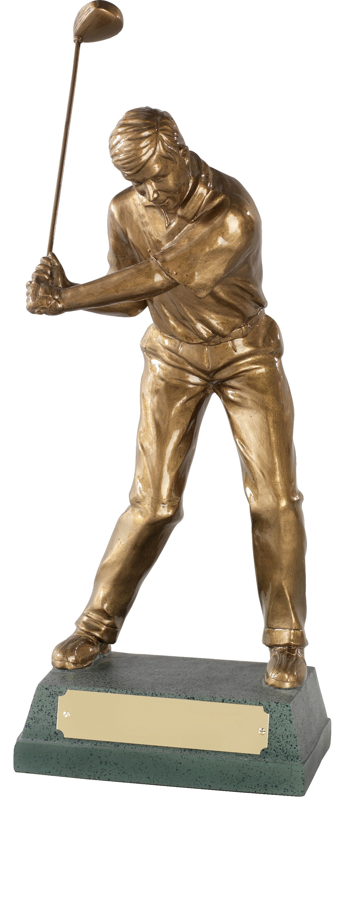 Male Golfer - Mid Swing