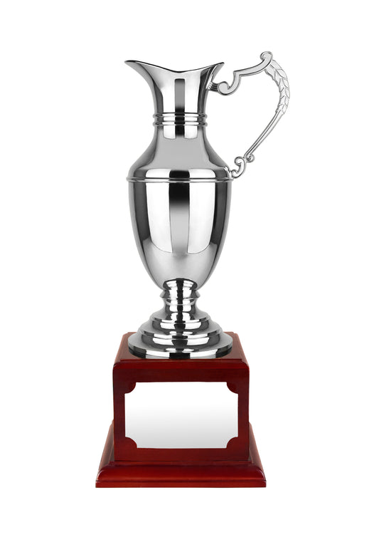 Nickel Plated Endurance Cup on Square Rosewood Base - 4 Sizes