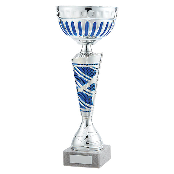 Charleston Cup Silver & Blue - 5 Sizes