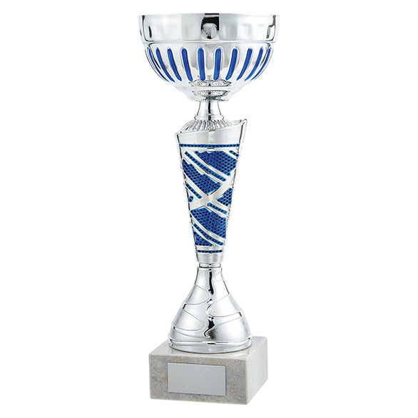 Charleston Cup Silver & Blue - 5 Sizes
