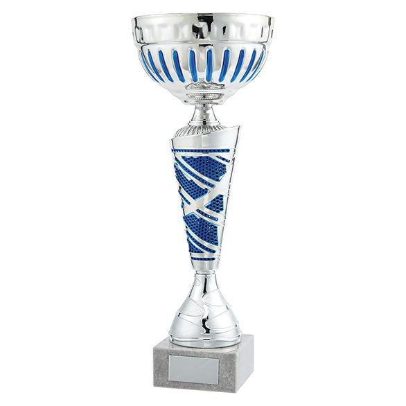 Charleston Cup Silver & Blue - 5 Sizes