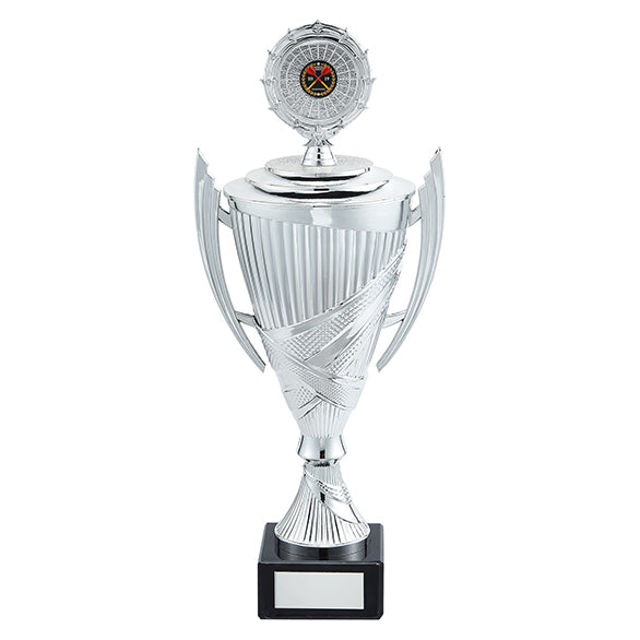Crusader Plastic Cup Silver - 5 Sizes