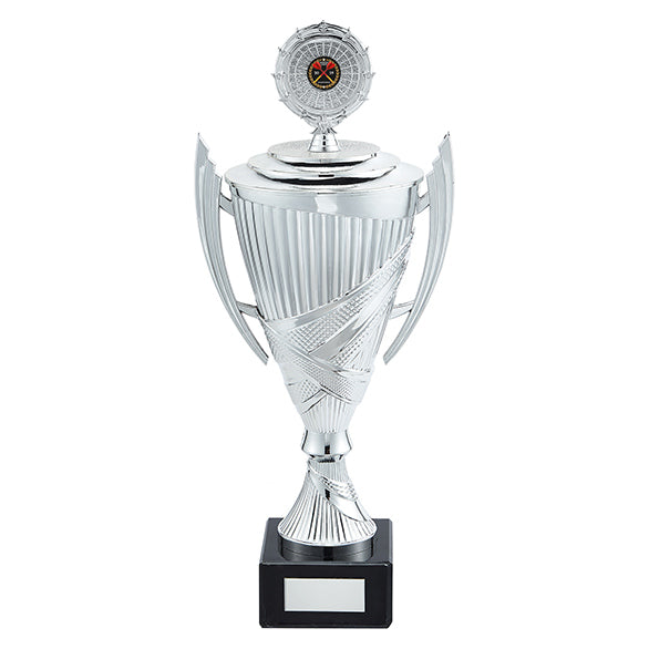 Crusader Plastic Cup Silver - 5 Sizes
