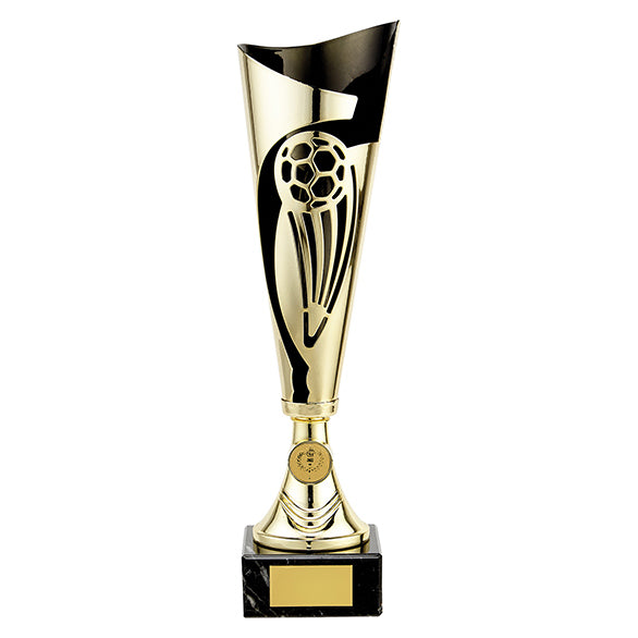 Champions Football Cup Gold & Black - 3 Sizes