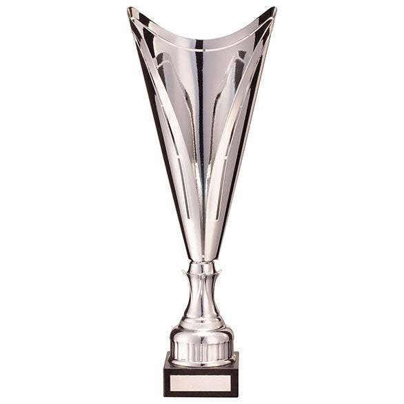 Wave Rider Metal Cup Silver-Blue