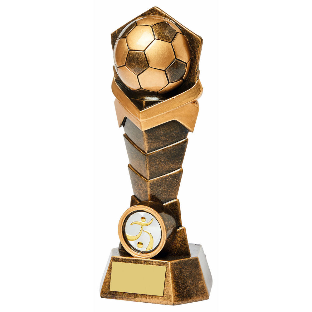 Antique Gold Football Warrior Resin - 5 Sizes