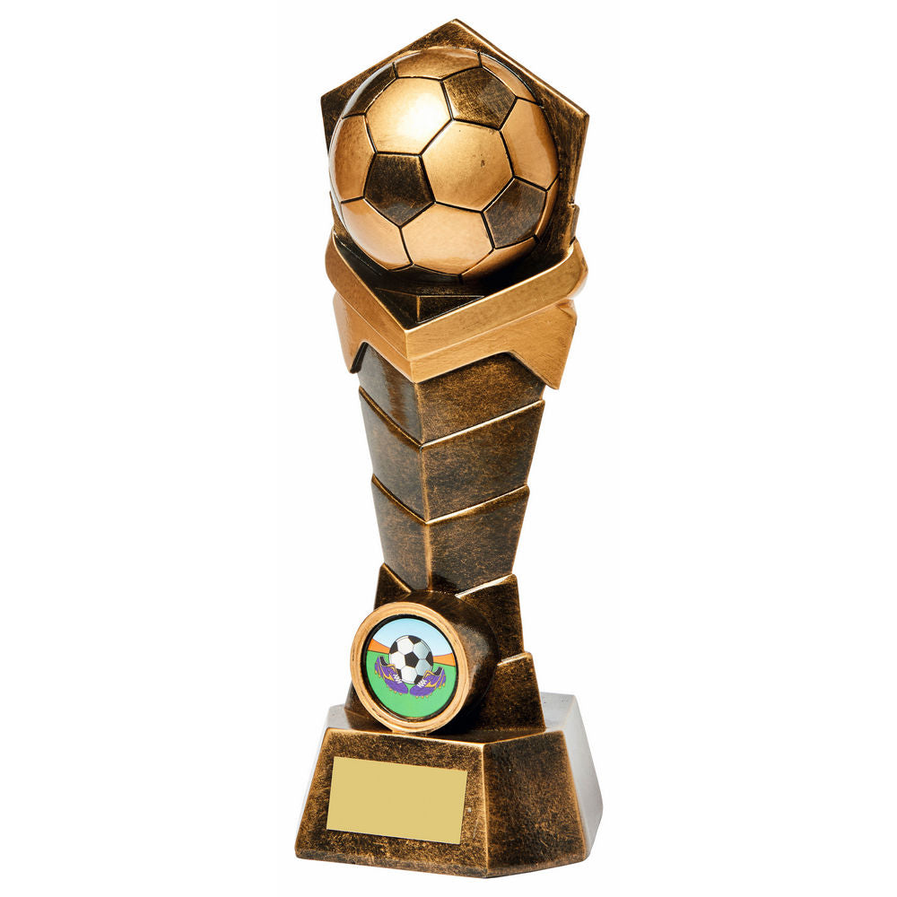 Antique Gold Football Warrior Resin - 5 Sizes