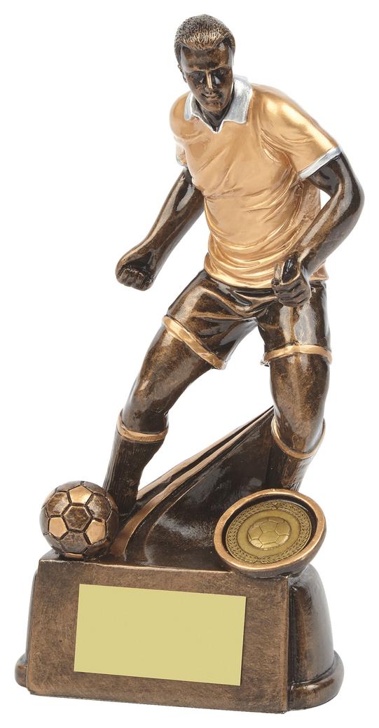 Gold Resin Men's Football Trophy