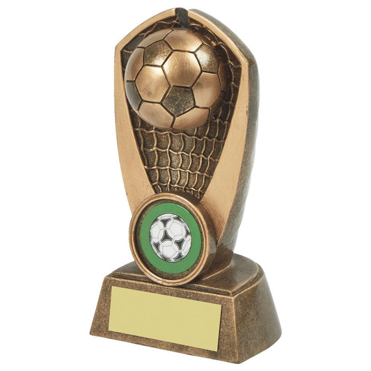 Gold Resin Football Net Award - Available in 6 sizes