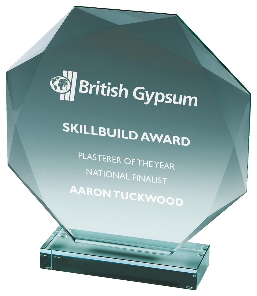 Jade Glass Octagon Award