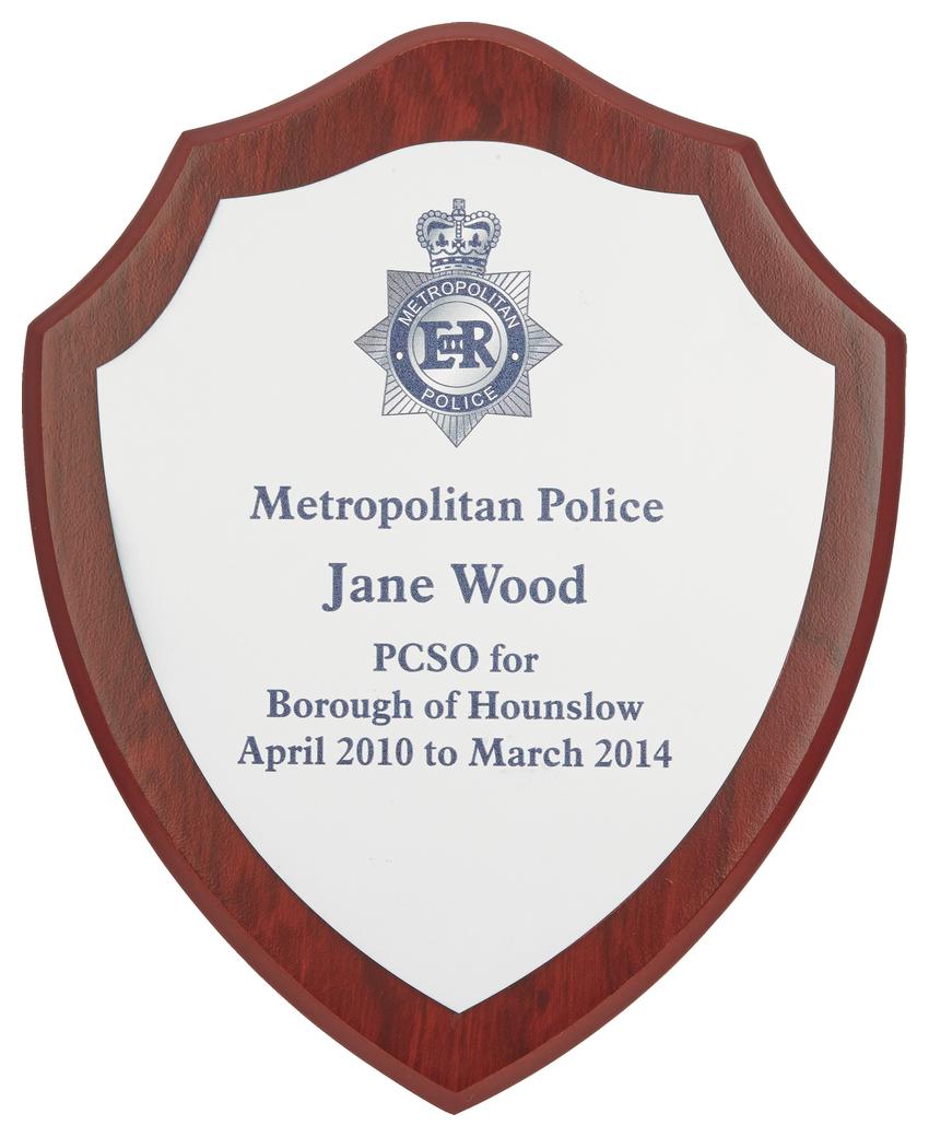 Traditional Plaque With Strut