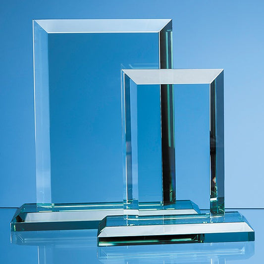 Jade Glass Mitred Rectangle Award