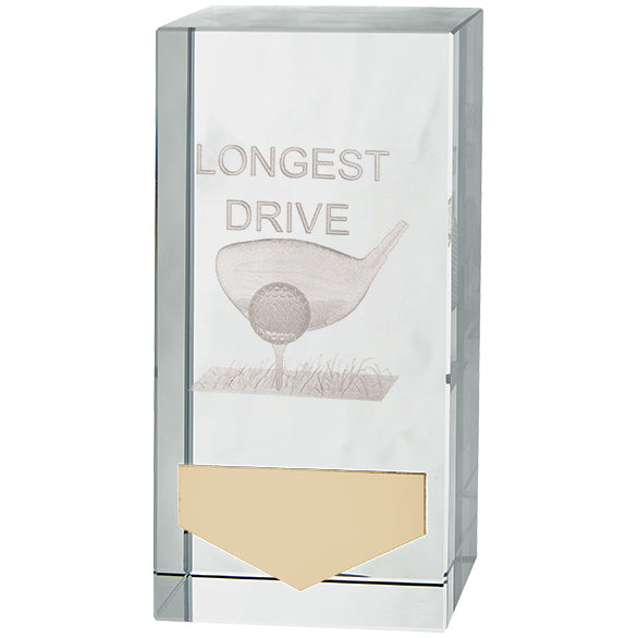 Inverness Golf Longest Drive Crystal Award100mm