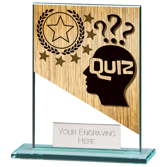 Mustang Quiz Jade Glass Award