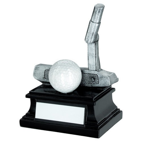 152mm Pew-White-Black Golf Club And Ball With Plate Putter