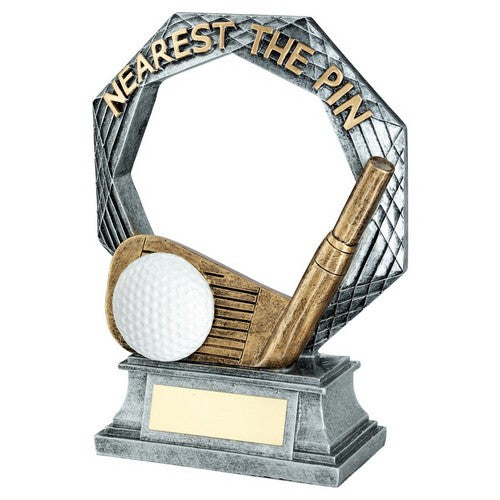 152mm Brz-Pew-White Golf Octagon Series With Plate Nearest The Pin