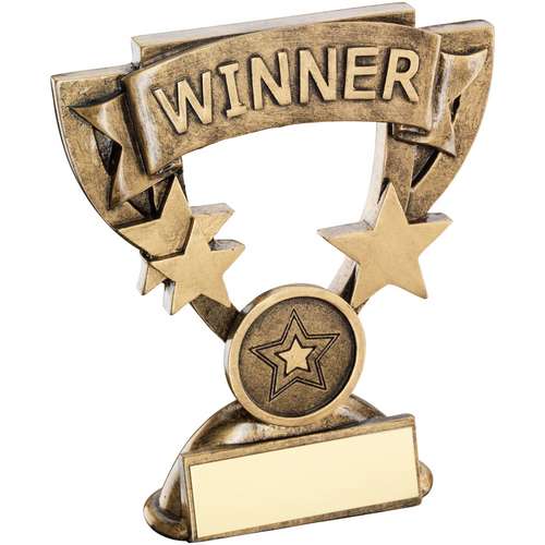 Brz-Gold Runner-Up Mini Cup Trophy - Available in 2 Sizes