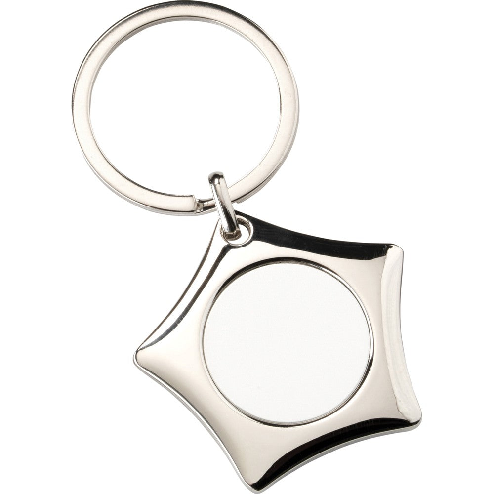 4.5cm Metal Keyring - Star